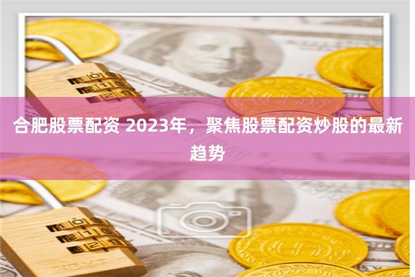 合肥股票配资 2023年，聚焦股票配资炒股的最新趋势